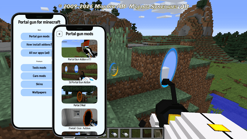 Portal Gun Mod For Minecraft screenshot 2