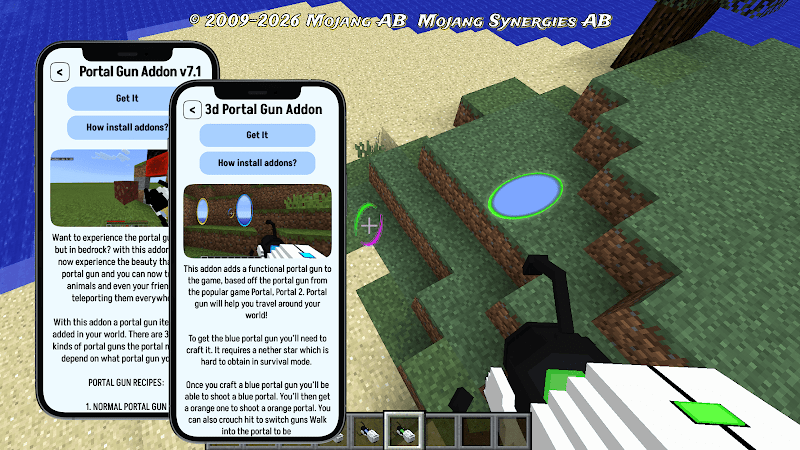 Portal Gun Mod For Minecraft screenshot 5