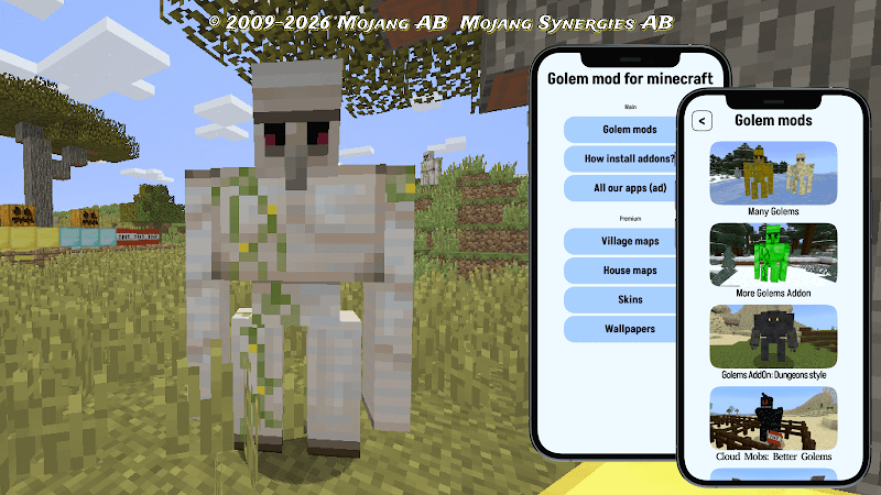 Golem mod for minecraft screenshot 2