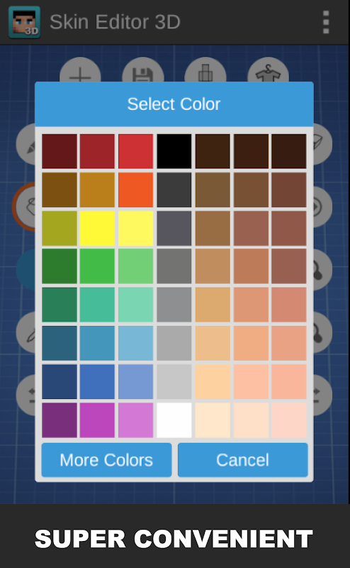 Skin Editor 3D for Minecraft screenshot 6